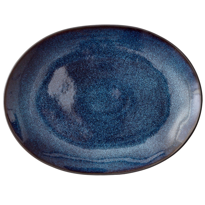 Bitz Serving plate 30 cm Black/Dark Blue 12498