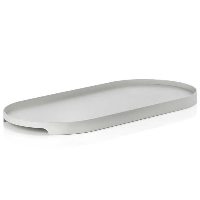 Zone Denmark Oval serving tray 16 cm x 35 cm Singles Soft Grey 12958