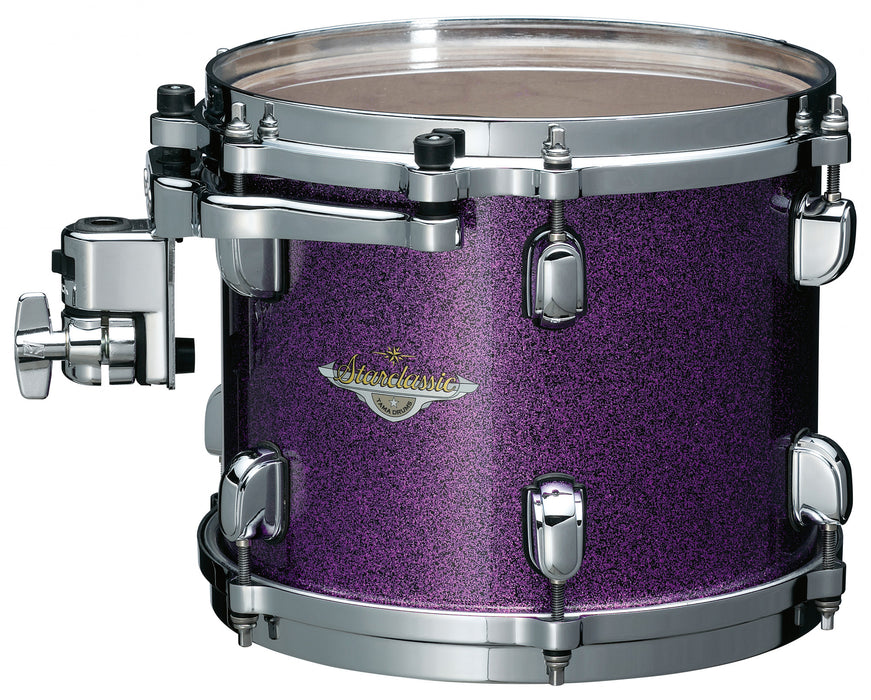 TAMA Starclassic Maple Lacquer Rack Tom 12" x 8" - Deeper Purple/Chrome HW
