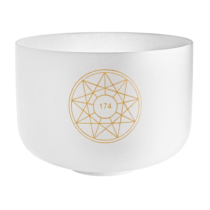 MEINL Sonic Energy Solfeggio Crystal Singing Bowl 12" - F3/174 Hz