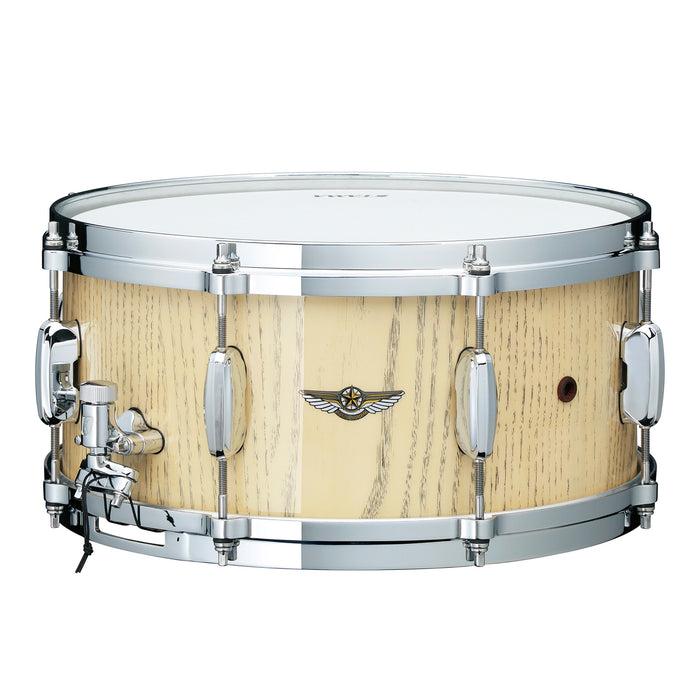 TAMA STAR Walnut Snare Drum 14" x 6,5" - Antique White Japanese Chestnut/Chrome HW