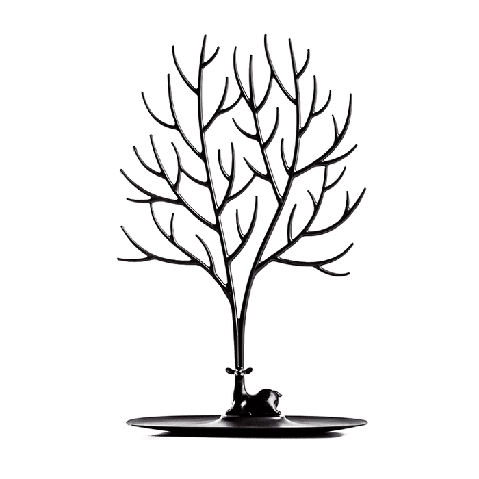 Qualy My Deer jewelry stand black 10172-BK