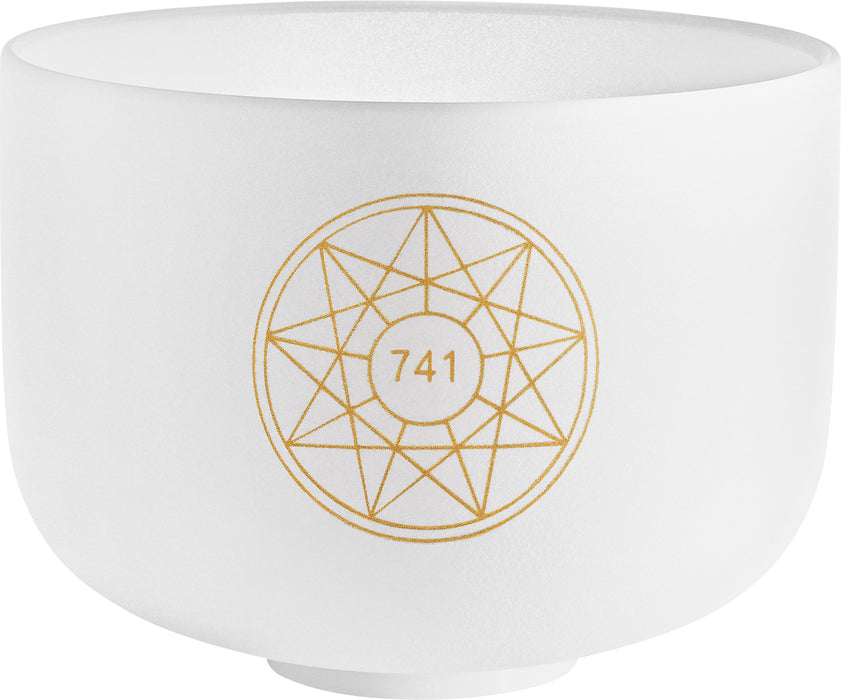 MEINL Sonic Energy Solfeggio Crystal Singing Bowl 10" - F#4/Sol/741 Hz