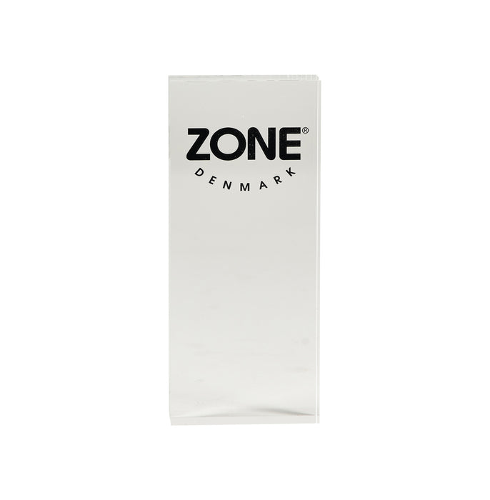 Zone Denmark Zone logo vertical acrylic black 14319