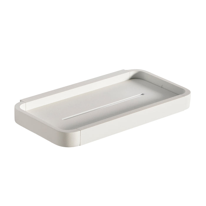 Zone Denmark Rim shower shelf white 14467