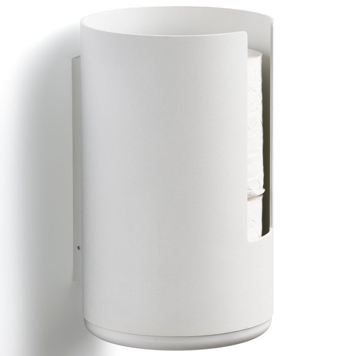 Zone Denmark Rim White toilet paper wall receptacle 14488
