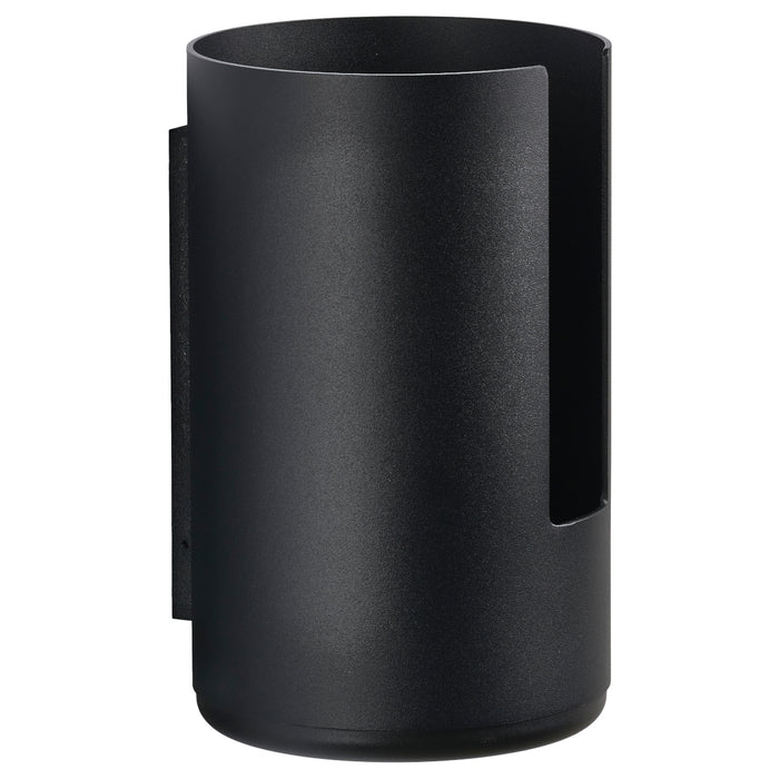 Zone Denmark Rim Black toilet paper wall receptacle 14647