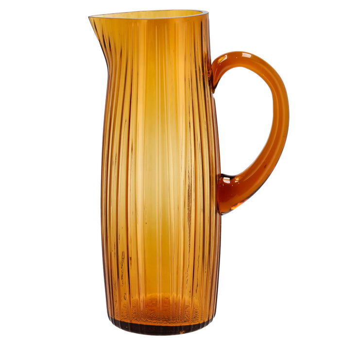 Bitz Kusinth jug 1.2l Amber Glass 14940