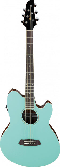 IBANEZ Talman Acoustic Guitar Double Cutaway Preamp 6 String - Sea Foam Green