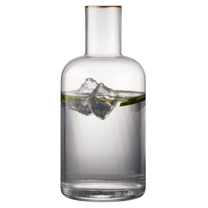 Lyngby Glas Palermo water carafe 1.5 l gold 15545