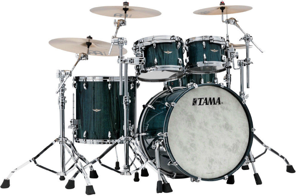 TAMA STAR Walnut Shell Kit 4 pcs - Light Indigo Japanese Chestnut/Chrome HW