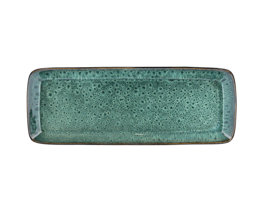 Bitz Serving platter 38 x 14 cm Black/Green 15825