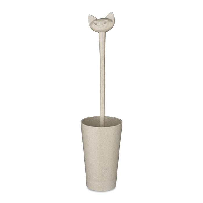 Koziol Miaou organic desert sand toilet brush 7017121