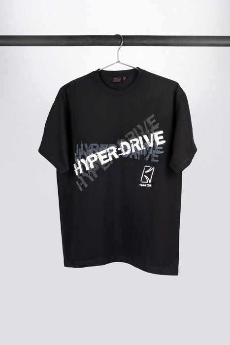 Tama t-shirt in black with "Hyperdrive" front- and backprint