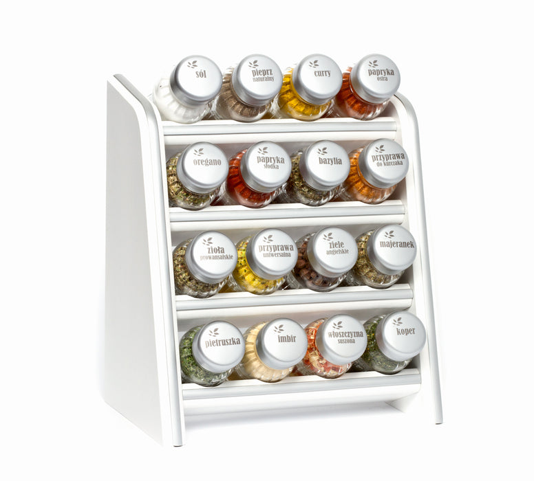 Gald Silver Line 16NS spice shelf matte white. 20380