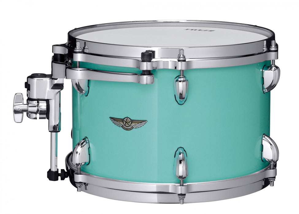 TAMA STAR Walnut Rack Tom 10" x 7" - Grand Aqua Blue/Chrome HW