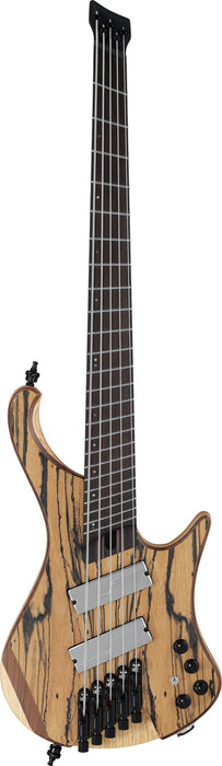 IBANEZ Bass Workshop EHB Electric Bass 5-String Multi Scale - Natural Flat + Gig Bag