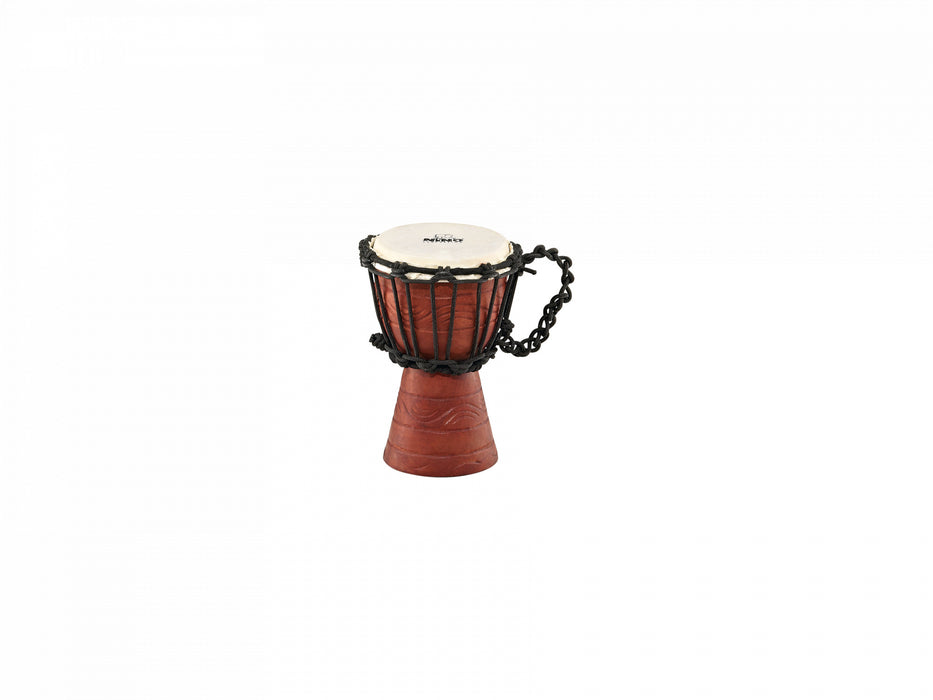 NINO Percussion Water Rythm Series Original African Style Rope Tuned Wood Djembe - 4 1/2"
