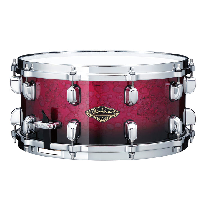 TAMA Starclassic Walnut/Birch Snare Drum 14" x 8" - Molten Dark Raspberry Fade/Chrome HW