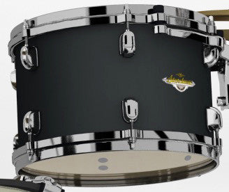 TAMA Starclassic Maple Lacquer Rack Tom 12" x 8" - Flat Black/Black Nickel HW