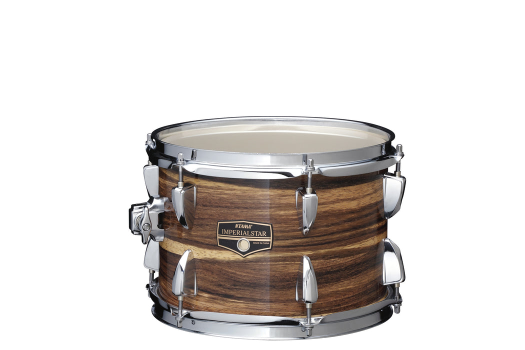 TAMA Imperialstar Rack Tom 8" x 7" - Coffee Teak Wrap/Chrome HW