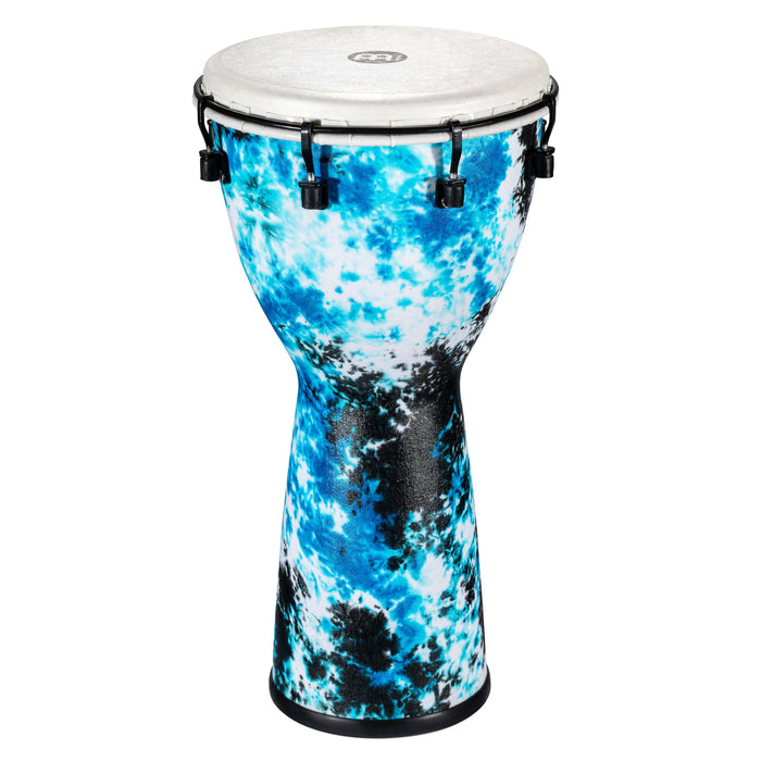 MEINL Percussion Alpine Djembe 10" - Synthetic Head - Galactic Blue Tie Dye