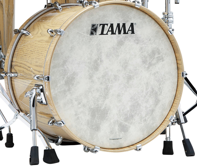 TAMA STAR Walnut Bass Drum 22" x 16" - Antique White Japanese Chestnut/Chrome HW