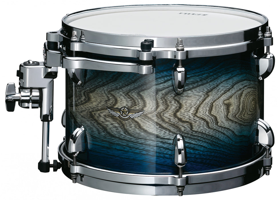 TAMA STAR Walnut Rack Tom 8" x 7" - Indigo Japanese Sen Burst/Chrome HW