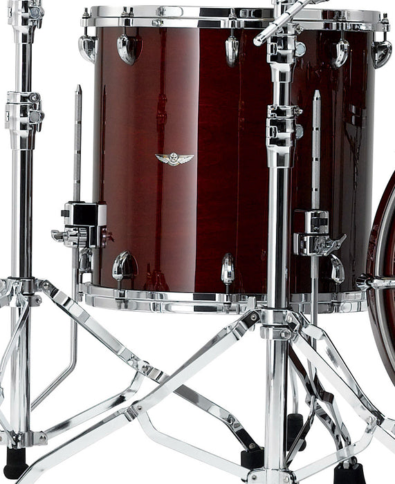 TAMA STAR Walnut Floor Tom 14" x 12" - Red Burgundy Walnut/Chrome HW