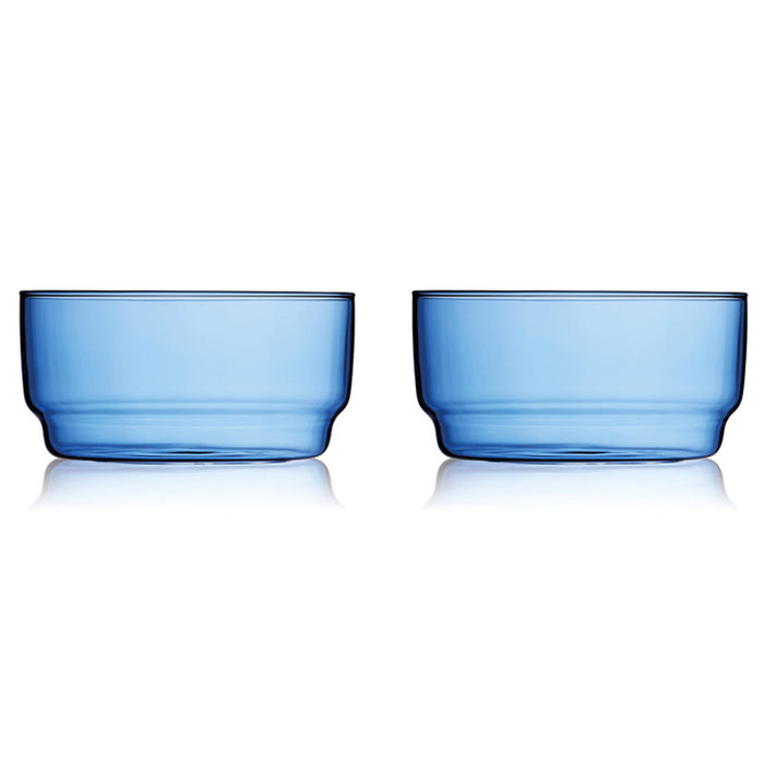 Lyngby Glas Torino bowls 12 cm 2 pieces blue 32368