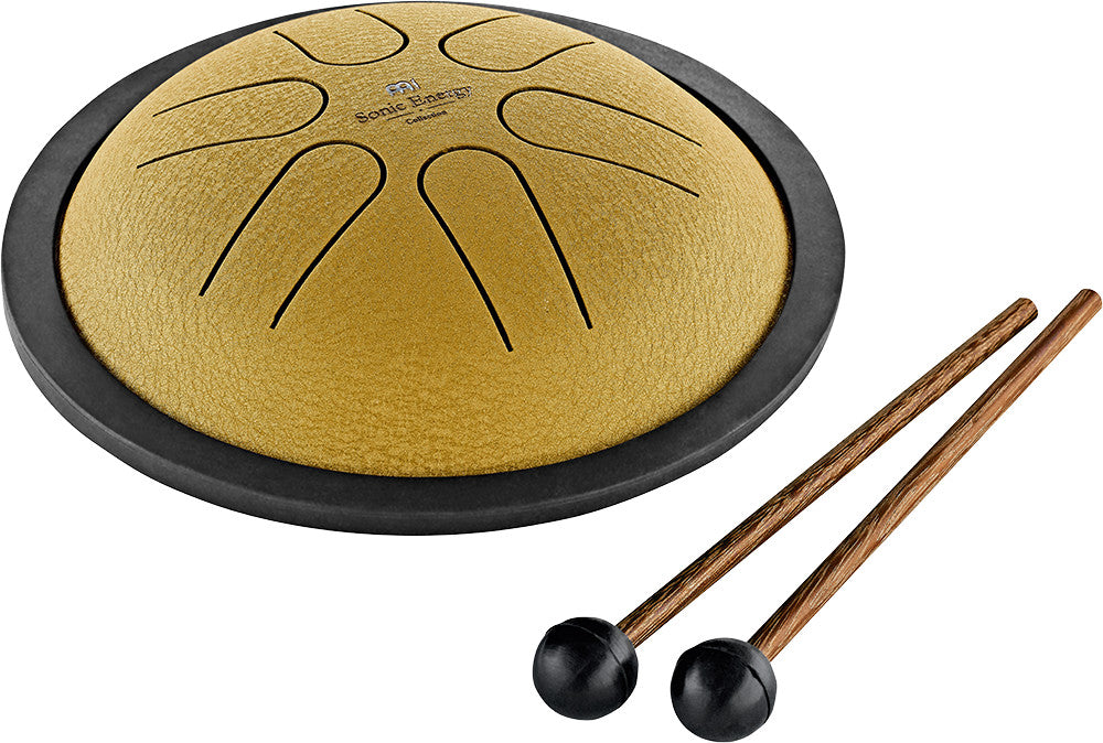 MEINL Sonic Energy Mini Steel Tongue Drum 6" - B Major/6 Notes/440 Hz - Gold
