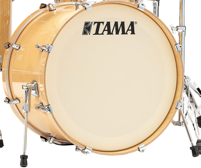 TAMA Superstar Classic Bass Drum 24" x 16" - Gloss Natural Blonde/Chrome HW