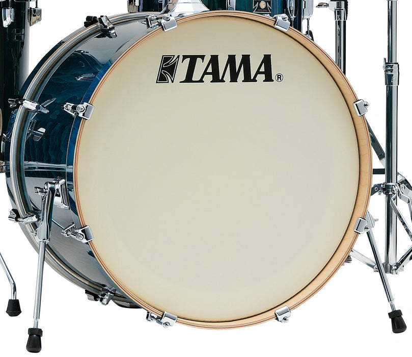TAMA Superstar Classic Bass Drum 22" x 16" - Gloss Saphire Lacebark Pine/Chrome HW