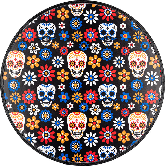 MEINL Percussion Jumbo Djembe Synthetic Head - 14" Day Of The Dead