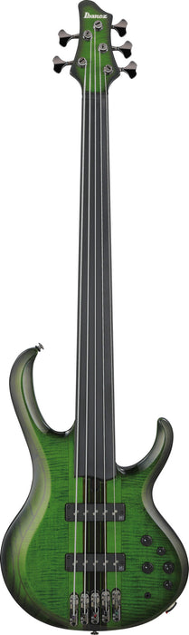IBANEZ Steve Di Giorgio Signature Electric Bass 5-String Fretless - Dark Moss Burst