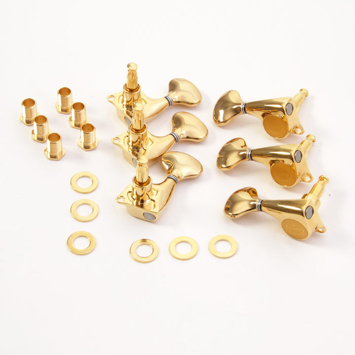 IBANEZ closed machine head set (set of 6) - gold for PM100/PM120/GB200