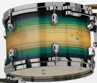 TAMA Starclassic Maple Exotic Rack Tom 8" x 7" - Emerald Pacific Walnut Burst/Black Nickel HW