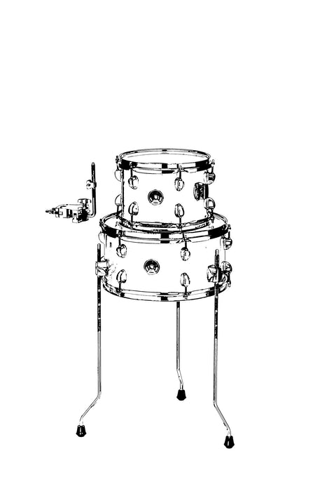 TAMA Add-On Kit for Club-Jam Mini - Candy Appel Mist/Chrome HW
