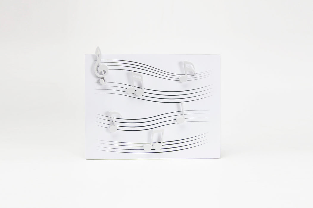 Qualy Set of 6 Memody magnets white 10260-WH