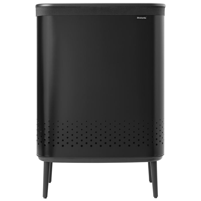 Brabantia Laundry basket 2x45L matte black 200564