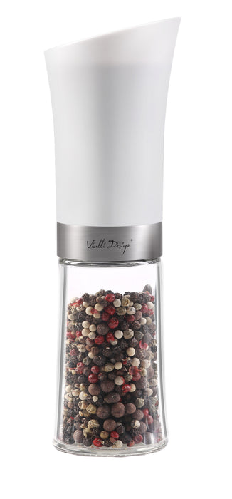Vialli Design Salt & pepper electric and gravitational mill white LIVIO 28852