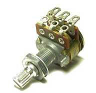 IBANEZ poti 20 kOhm - balancer with center detent and splined shaft