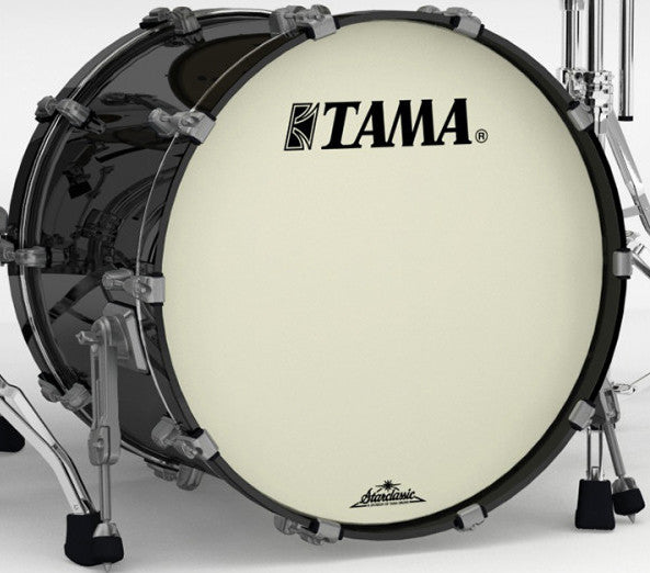 TAMA Starclassic Maple Lacquer Bass Drum 22" x 16" - Piano Black/Smoked Black Nickel HW/without Mount