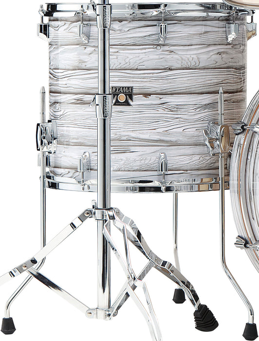 TAMA Superstar Classic Floor Tom 14" x 14" - Ice Ash Wrap/Chrome HW