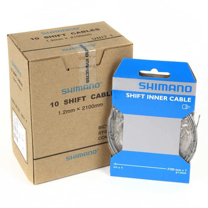 Shimano Shift Inner Cable1.2x2100mm 10pcs
