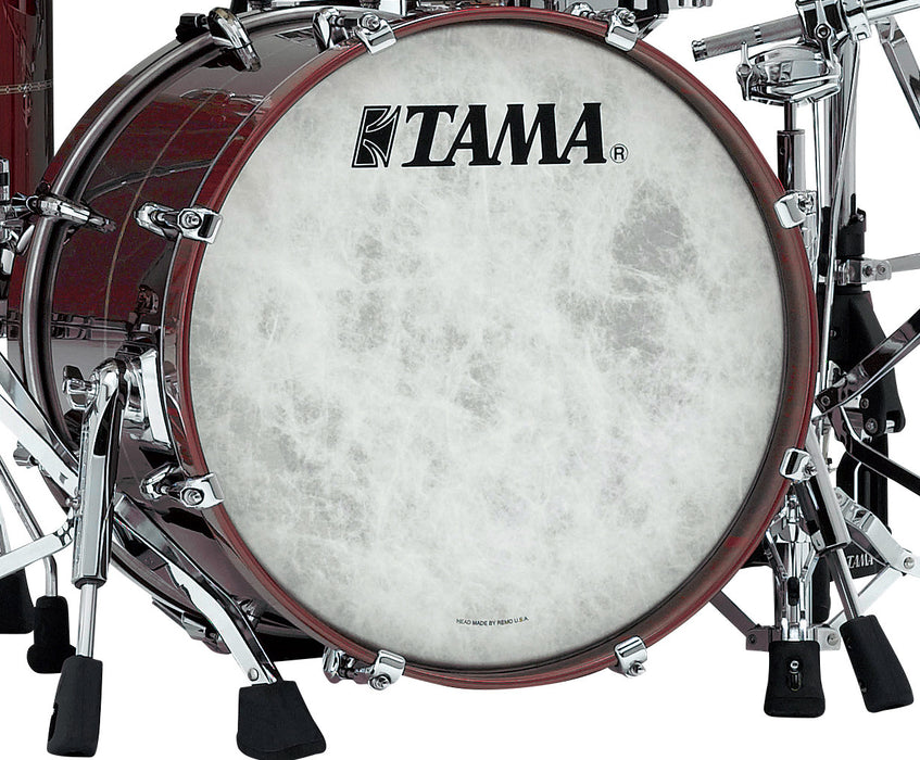 STAR Bubinga Bass Drum 22" x 16" - Dark Red Cordia/Chrome HW/Drum Hoop Matched/with Inlay (outside)