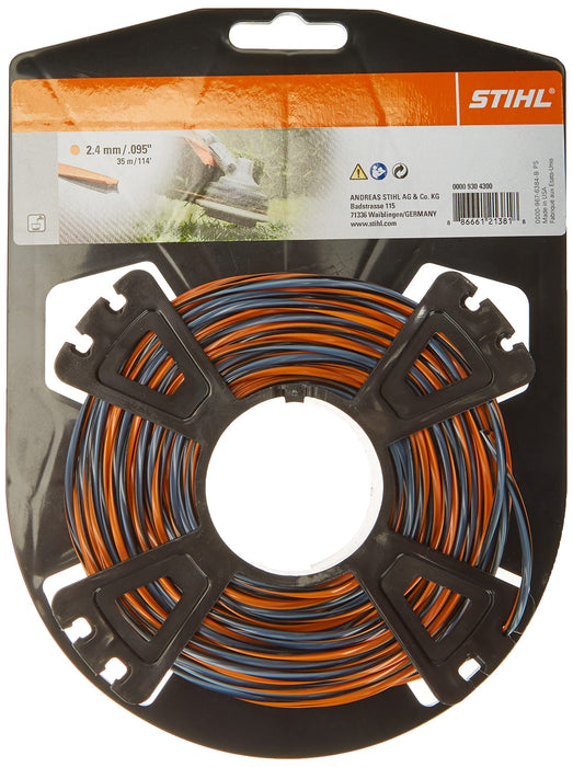 Stihl 0000-930-4300 trimmer line CF3 Pro 2.4 mm x 35 m