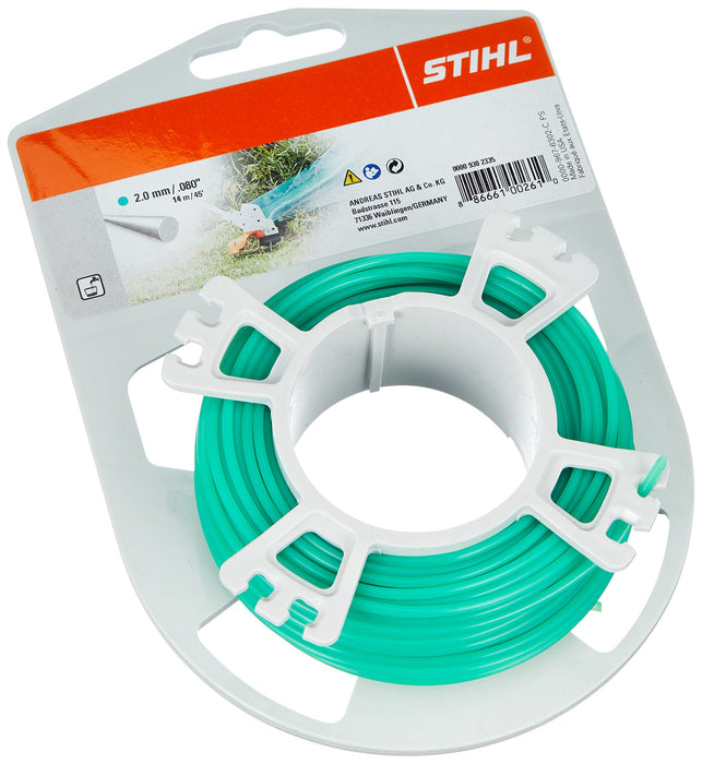Stihl 0000-930-2335 Line, round 2.0 mm x 14 m, green
