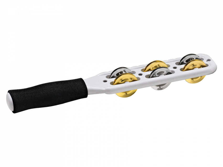 MEINL Percussion Professional Series Jingle Stick - White/Nickel-plated Steel & Brass Jingles