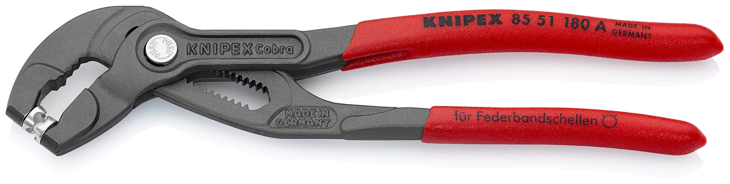 Knipex  85 51 180 A Spring Hose Clamp Pliers 7, 09"